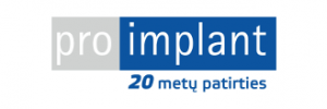 Pro-implant, tarptautinė odontologijos klinika, UAB logotipas