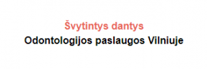 Švytintys dantys, UAB logotipas